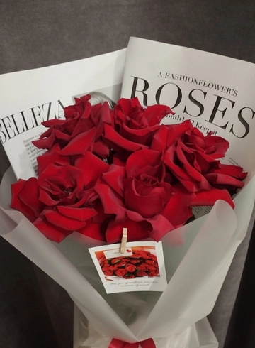 Букет из красных роз от интернет-магазина цветов в 