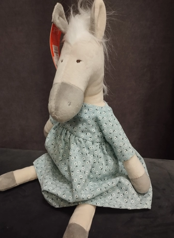 Игрушка лошадка &laquo;Любава&raquo; в голубом платье. от интернет-магазина цветов в 
