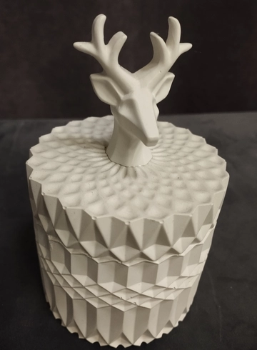 Мини шкатулка из гипса. от интернет-магазина цветов в 